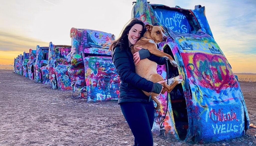 Nikki Delventhal found her hiking partner from a stray dog