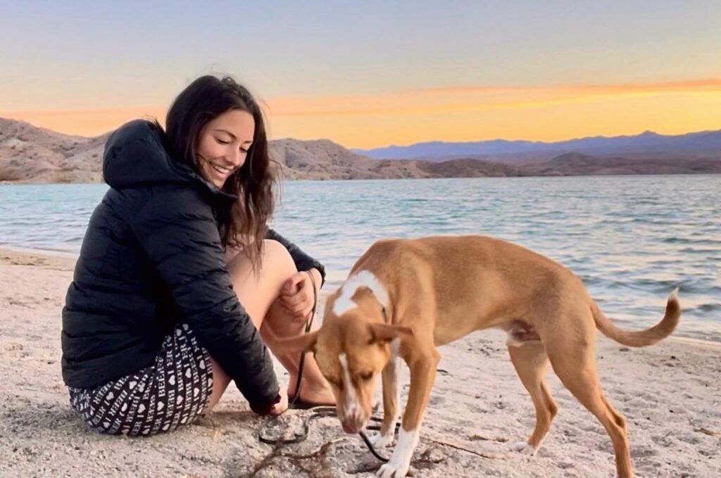 Nikki Delventhal found her hiking partner from a stray dog