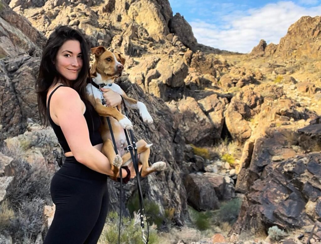 Nikki Delventhal found her hiking partner from a stray dog