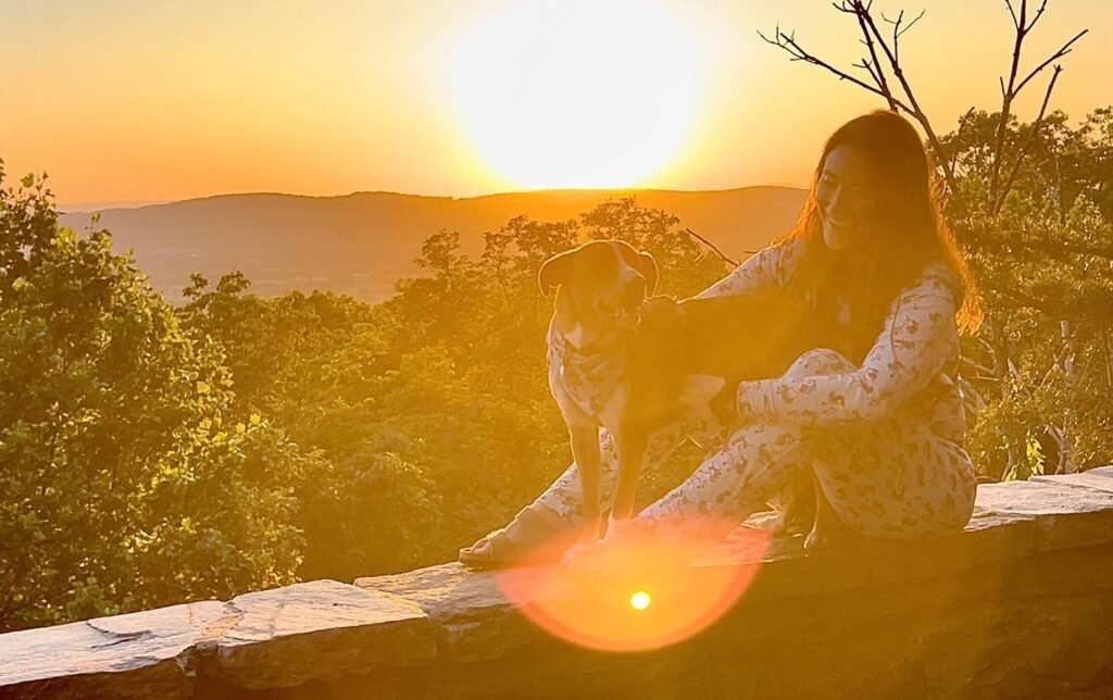 Nikki Delventhal found her hiking partner from a stray dog